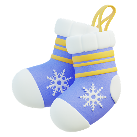 Wintersocken  3D Icon