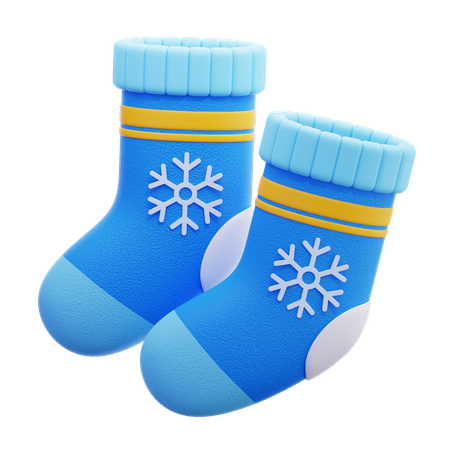 Wintersocken  3D Icon