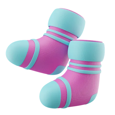 Wintersocken  3D Icon