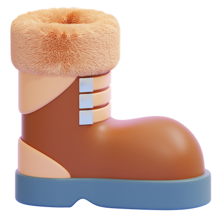 Winterstiefel  3D Icon