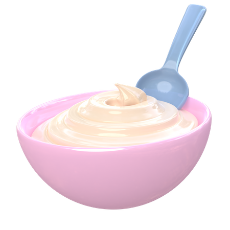 Wip Cream  3D Icon