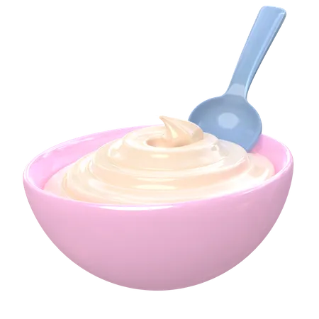 Wip Cream  3D Icon