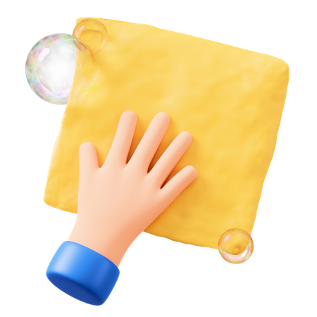 Wiping  3D Icon