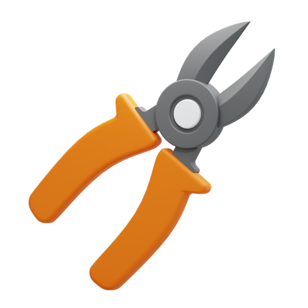 Wire Cutter  3D Icon