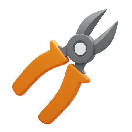 Wire Cutter  3D Icon