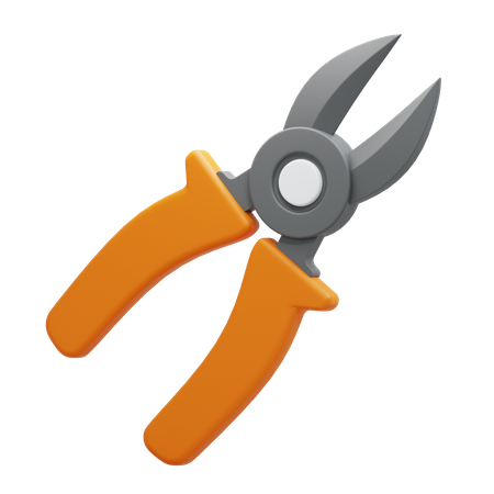 Wire Cutter 3D Illustration