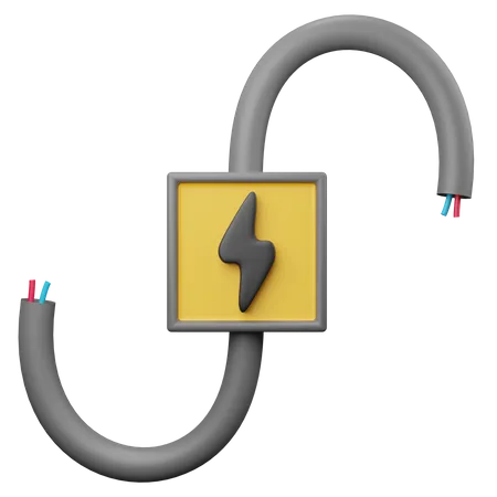 Wire Joint  3D Illustration