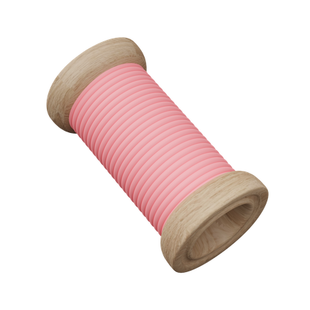 Wire Spool  3D Icon