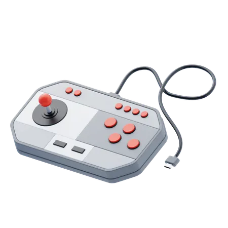 Wired Game Controller  3D Icon
