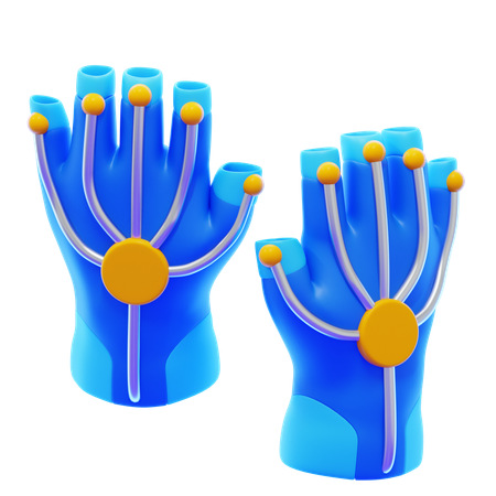 WIRED GLOVES  3D Icon