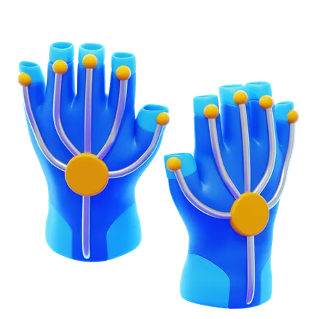 WIRED GLOVES  3D Icon