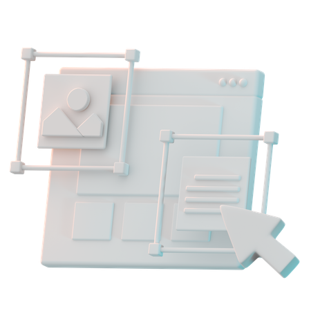 Wireframe  3D Icon