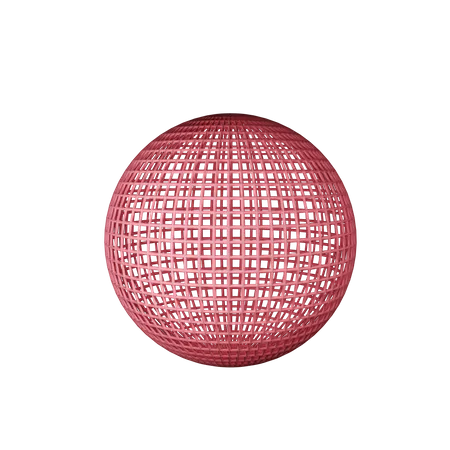 Esfera de arame  3D Illustration