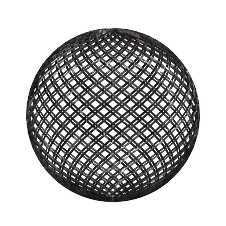 Sphère filaire  3D Illustration