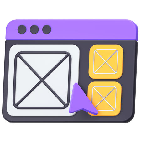 Wireframing  3D Icon