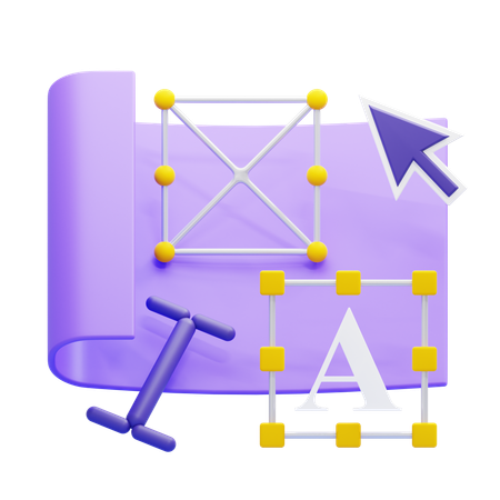 Wireframing  3D Icon