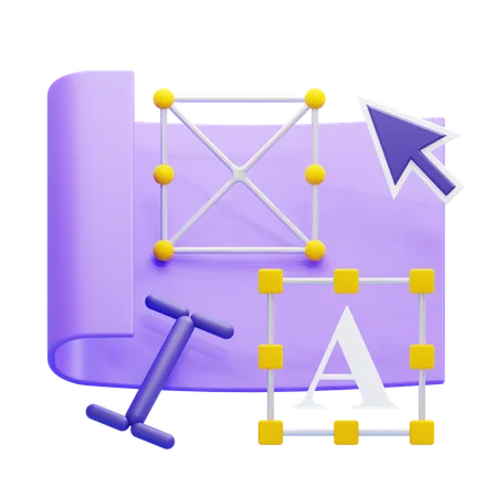 Wireframing  3D Icon