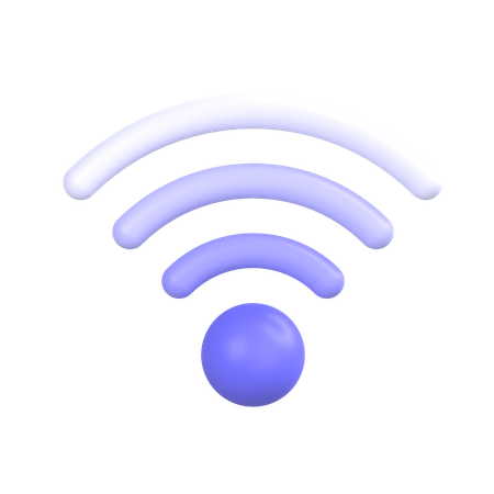 Wireless  3D Icon