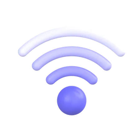 Wireless  3D Icon