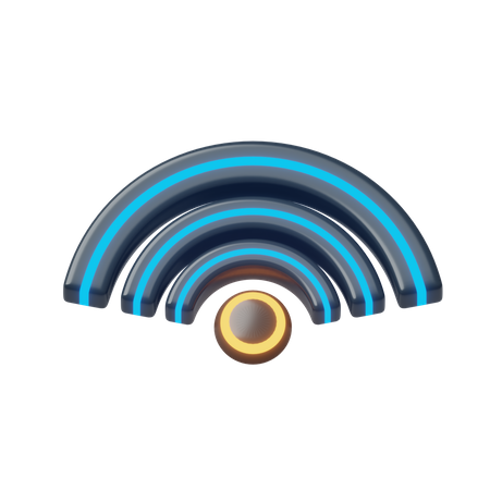 Wireless 3D Illustration