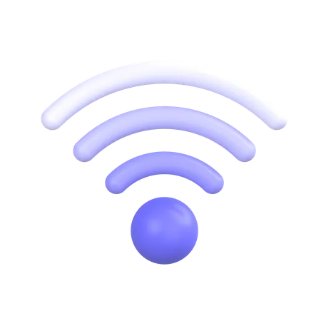 Wireless  3D Icon