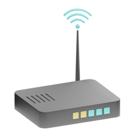 Wireless Access Point  3D Icon