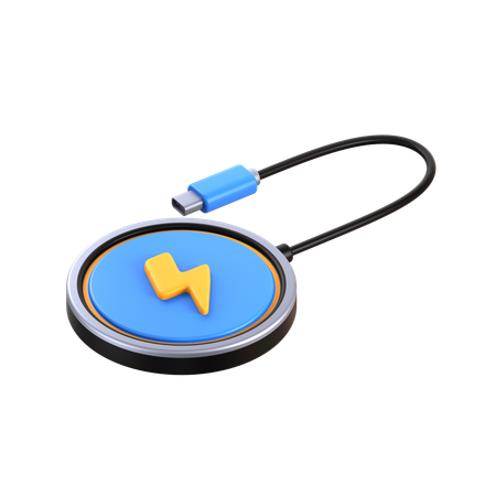 Wireless Charger  3D Icon