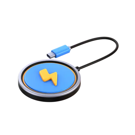 Wireless Charger  3D Icon