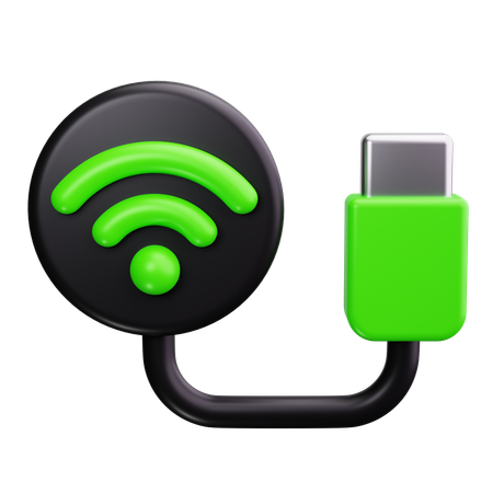 Wireless Charger  3D Icon