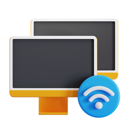 Wireless Connection  3D Icon