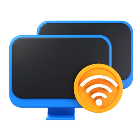 Wireless Connection  3D Icon