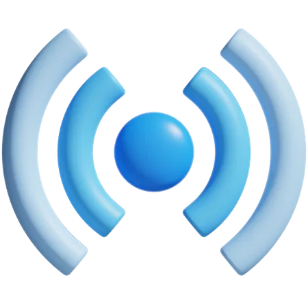 Wireless Connection  3D Icon