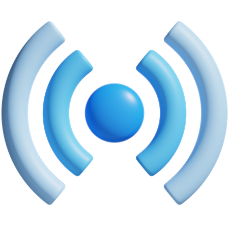Wireless Connection  3D Icon