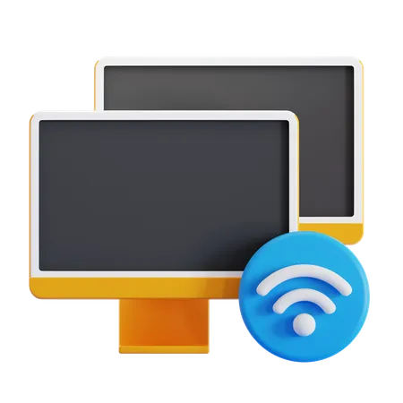Wireless Connection  3D Icon