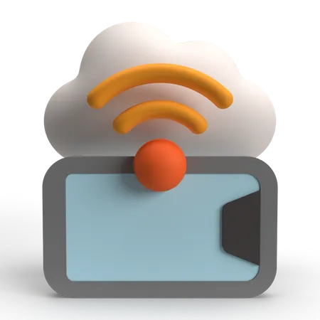 Wireless Connectivity  3D Icon