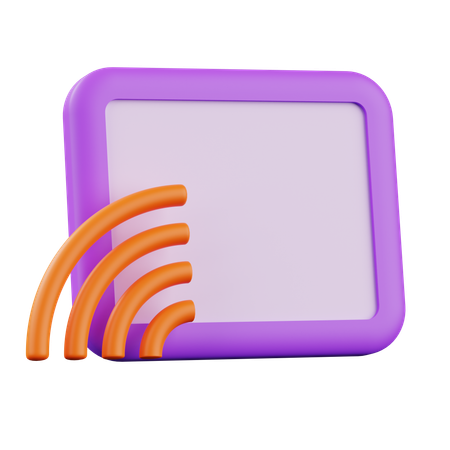 Wireless Display  3D Icon