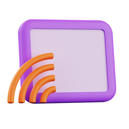 Wireless Display  3D Icon