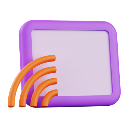 Wireless Display  3D Icon