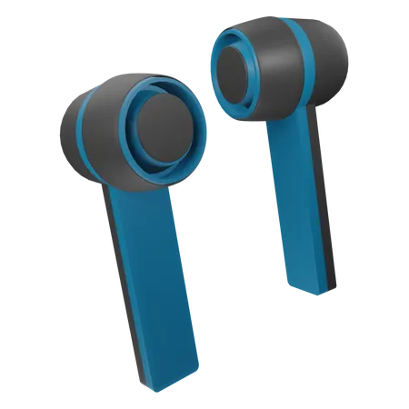 Wireless Earbud  3D Icon