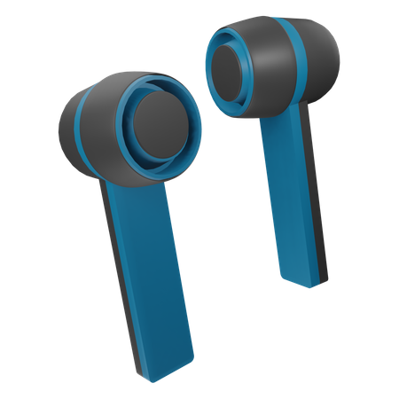Wireless Earbud  3D Icon