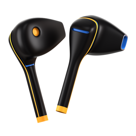 Wireless Earbuds  3D Icon