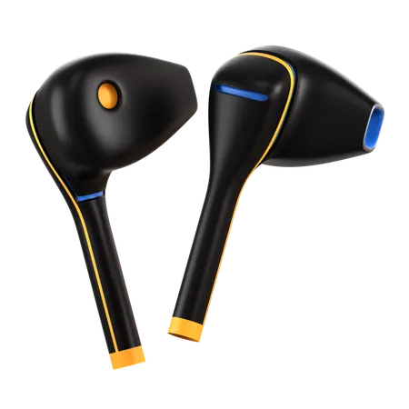 Wireless Earbuds  3D Icon