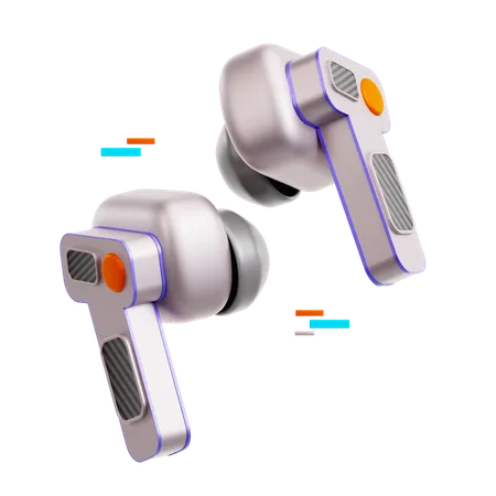 Wireless earbuds  3D Icon