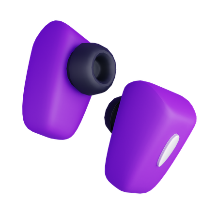 Wireless Earbuds  3D Icon