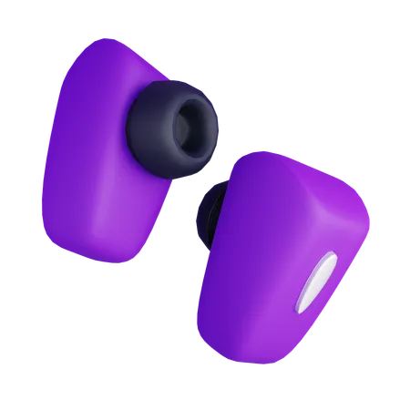 Wireless Earbuds  3D Icon