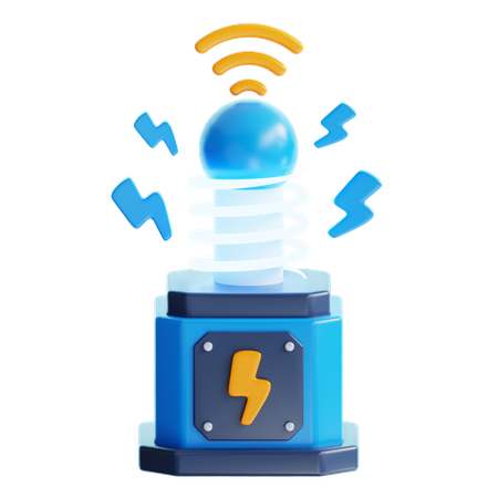 WIRELESS ELECTRIC  3D Icon