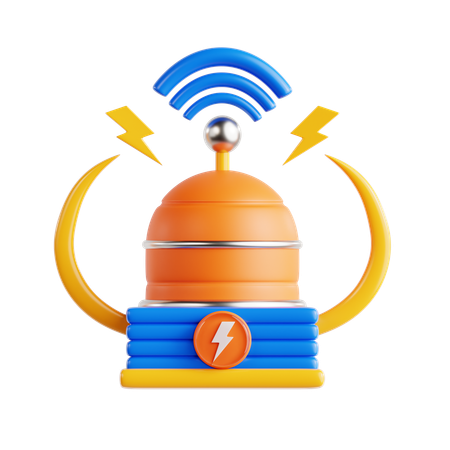 Wireless Electric  3D Icon