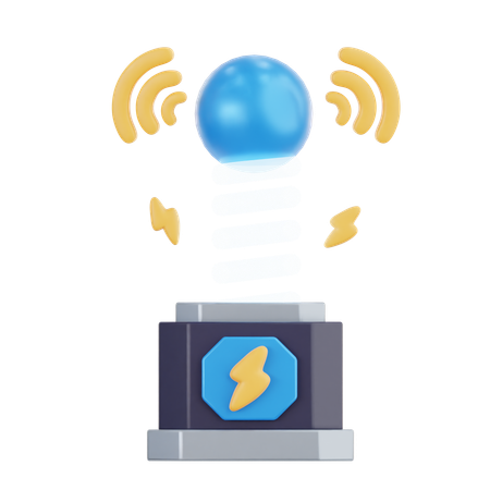 Wireless Electric  3D Icon