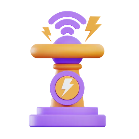 Wireless Electric  3D Icon