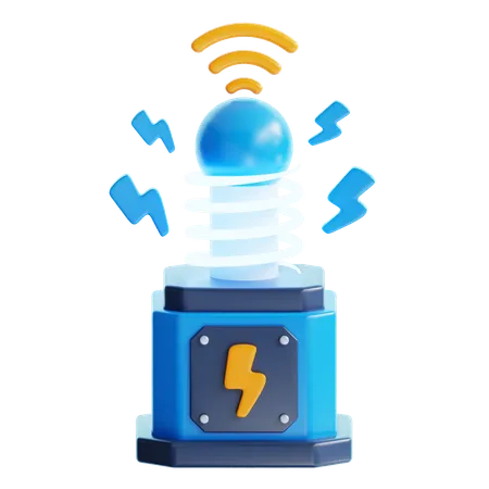 WIRELESS ELECTRIC  3D Icon